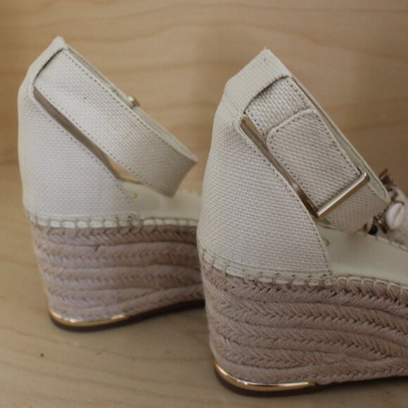 Franco Sarto Clemens Espadrille Shell Wedge Sandal - Picture 6 of 11